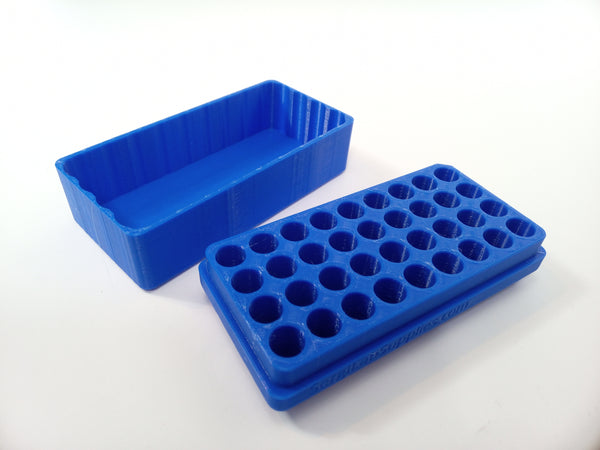 Storage box for 1.5 mL tubes, two boxes fit one standard freezer hotel