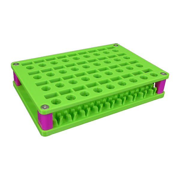 0.5-0.7 mL tube rack with a standard liquid handlers footprint