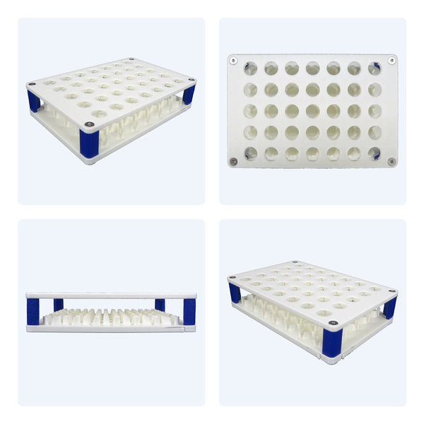 Rack for 2 mL Flat-Bottom Screw-Cap Tubes, SBS Footprint