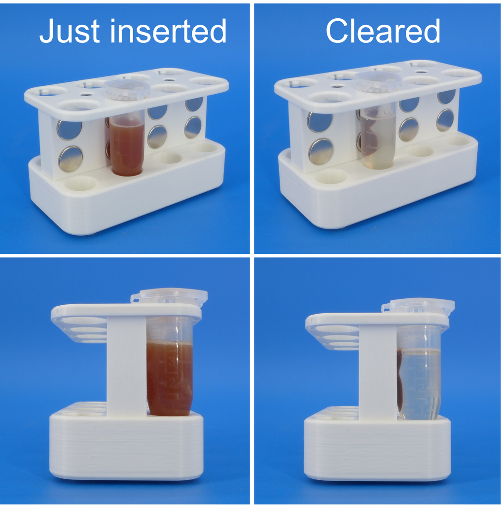Magnetic rack for 5 mL tubes for DNA, RNA and other biomolecules purif ...