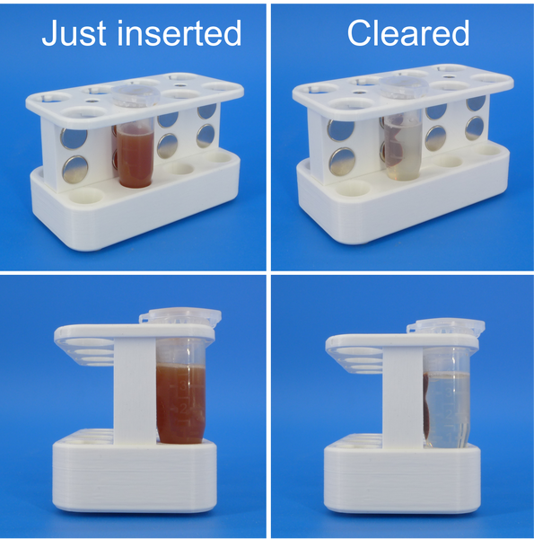 Magnetic Rack Lab Equipment Magnetic rack for 5 mL tubes for DNA, RNA and other biomolecules purif ...