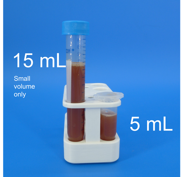 Magnetic rack for 5 mL tubes for DNA, RNA and other biomolecules purification