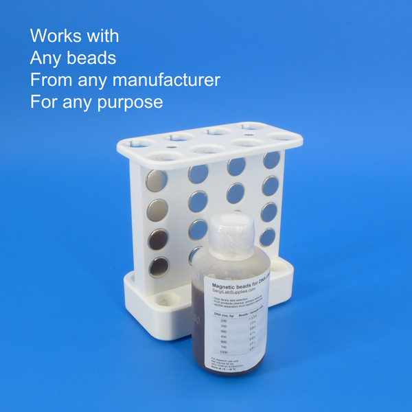 Magnetic Rack Lab Equipment Magnetic rack for 15 mL tubes for DNA, RNA and other biomolecules puri ...