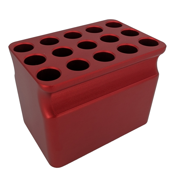 Cold block for 15 mL tubes, SBS footprint, 15 positions (5×3)