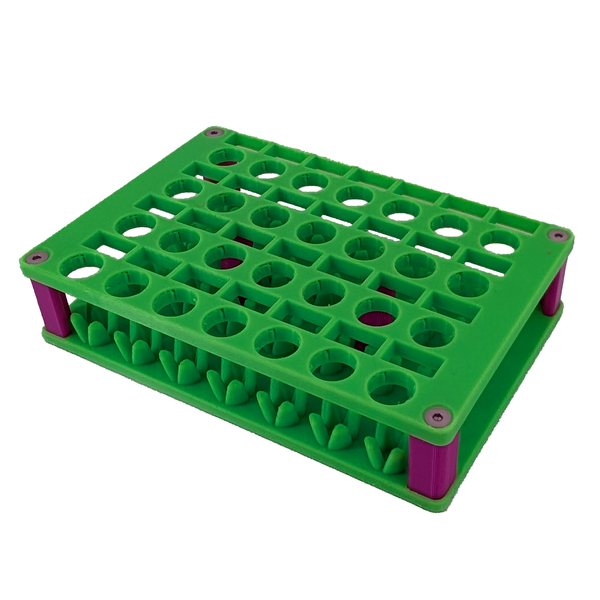 1.5 mL tube rack with a standard liquid handlers footprint