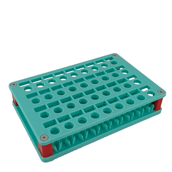 0.5-0.7 mL tube rack with a standard liquid handlers footprint