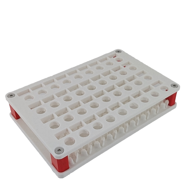 0.5-0.7 mL tube rack with a standard liquid handlers footprint