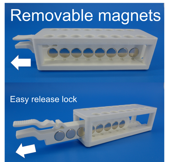 Magnet Rack Lab Magnetic rack for DNA, RNA purification; for 1.5 mL centrifuge tubes ...