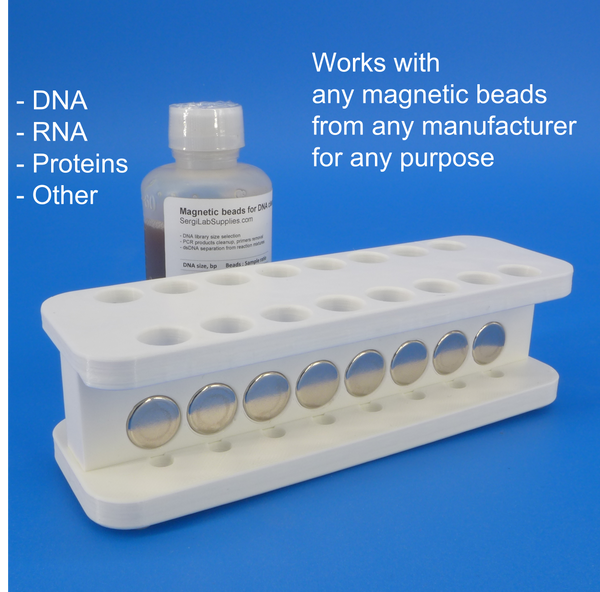 Magnetic rack for DNA, RNA purification; for 1.5 mL centrifuge tubes