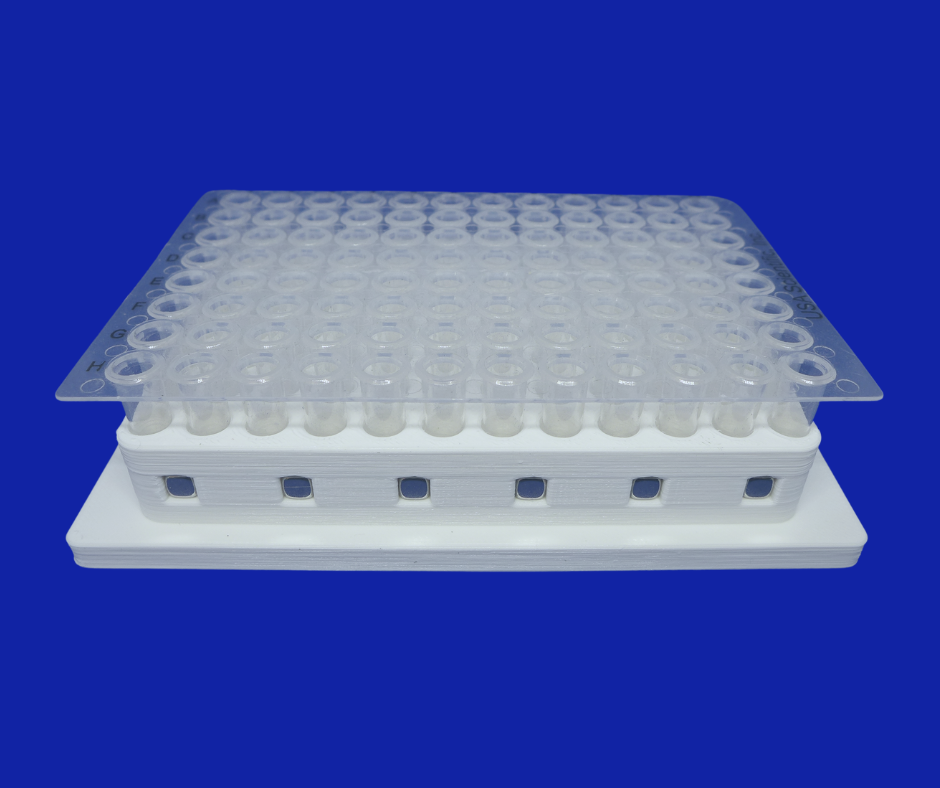 96 wells magnetic rack for DNA, RNA and other molecules purification ...