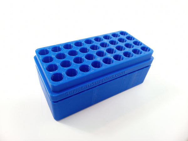 Storage box for 1.5 mL tubes, two boxes fit one standard freezer hotel