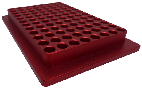96 wells cold block for PCR tubes and plates