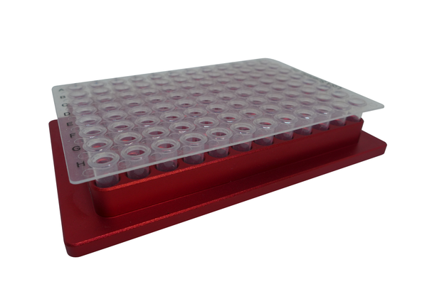 96 wells cold block for PCR tubes and plates