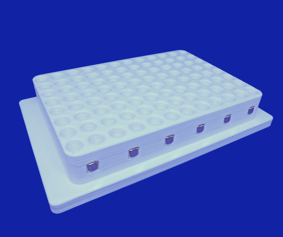 96 wells magnetic rack for DNA, RNA and other molecules purification ...